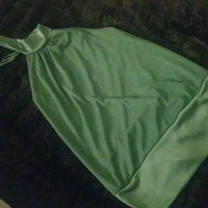 Charlotte russe green sequence halter top